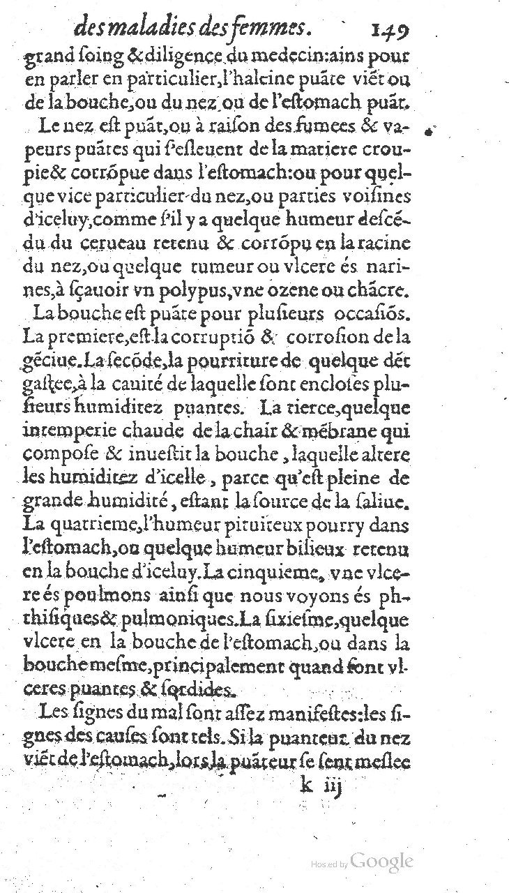 1585 - Jacques du Puis - Trésor des remèdes secrets pour les maladies des femmes - BnF