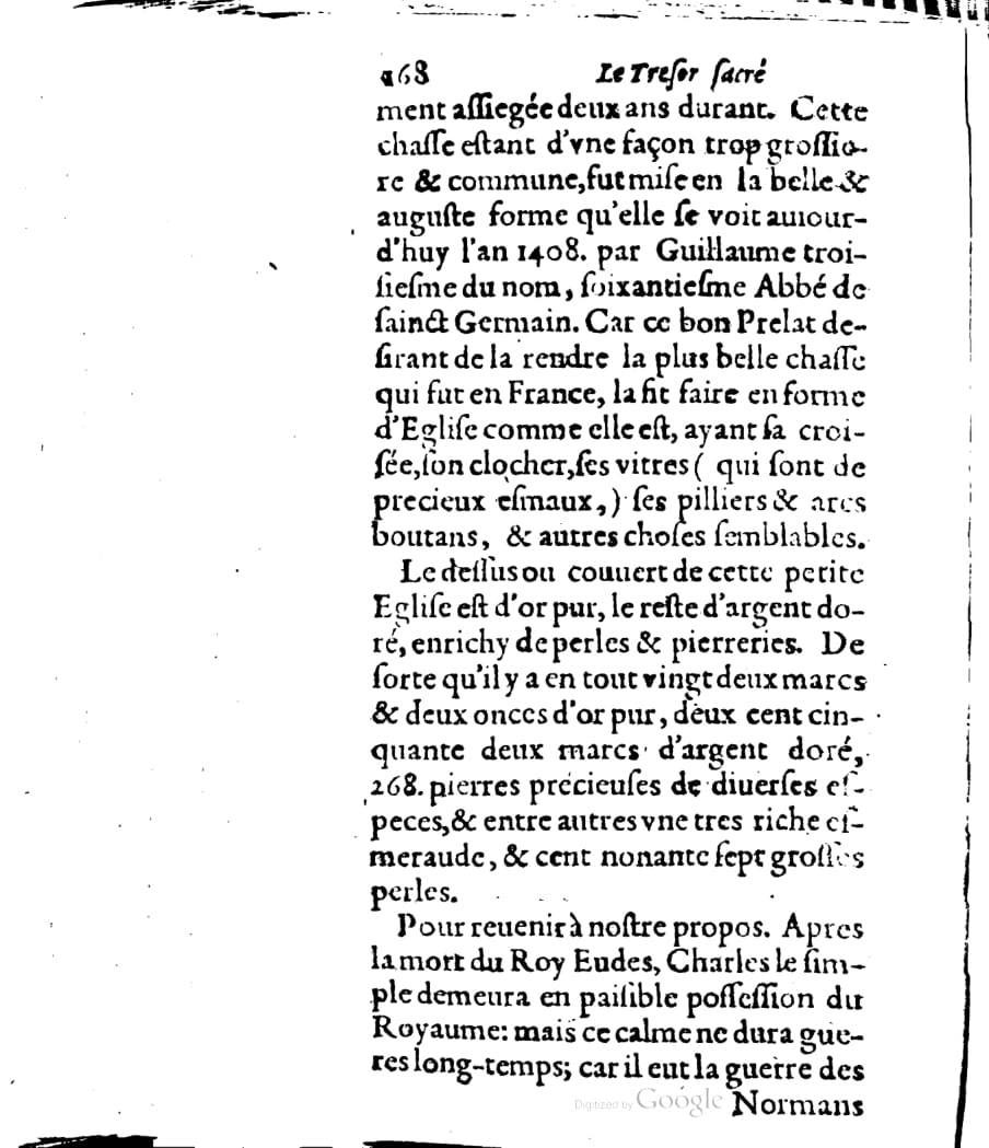 1636 - Jean Billaine - Trésor sacré ou inventaire des saintes reliques - British Library