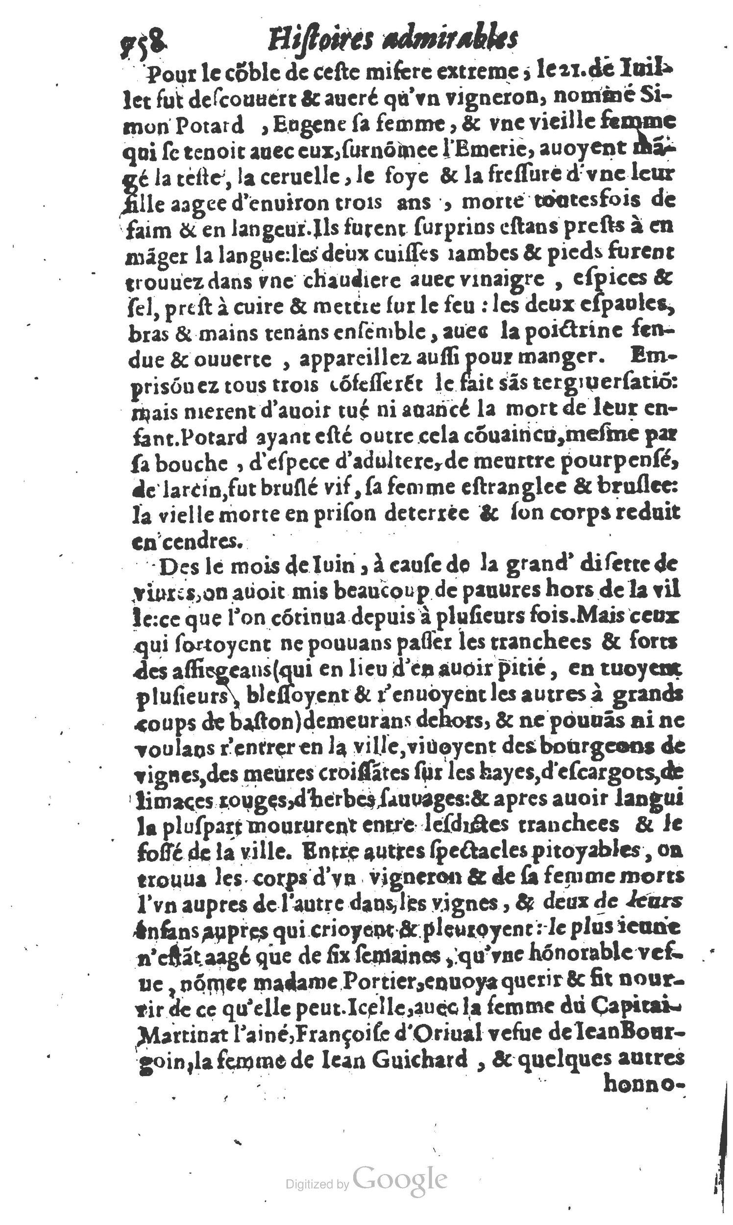 1610 - Paul Marceau - Trésor d’histoires admirables et mémorables - Princeton