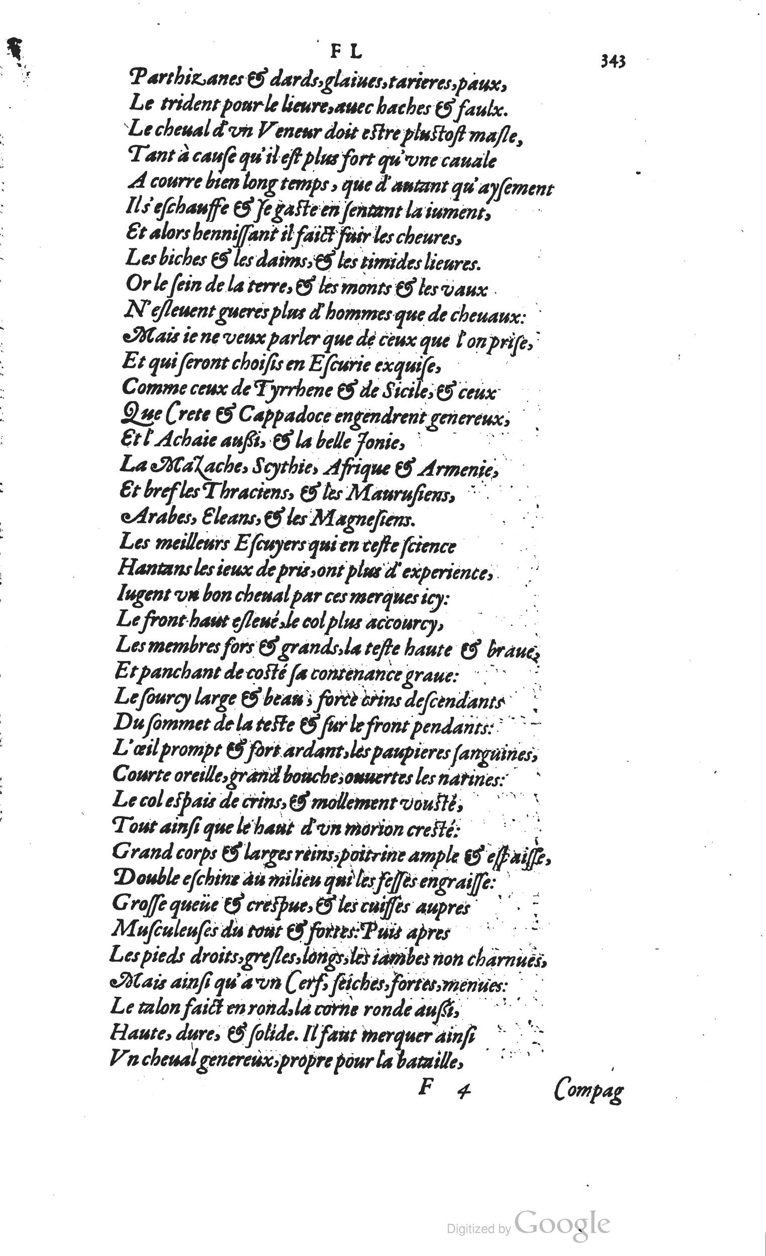 1585 - Barthélemy Honorat - Bibliothèques françaises - BSB Munich