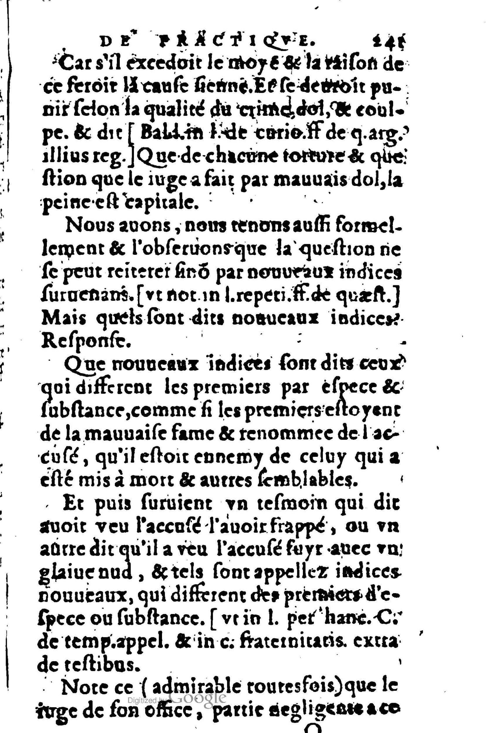 1605 - Pierre Rigaud - Trésor de pratique pour les juges - BM Lyon