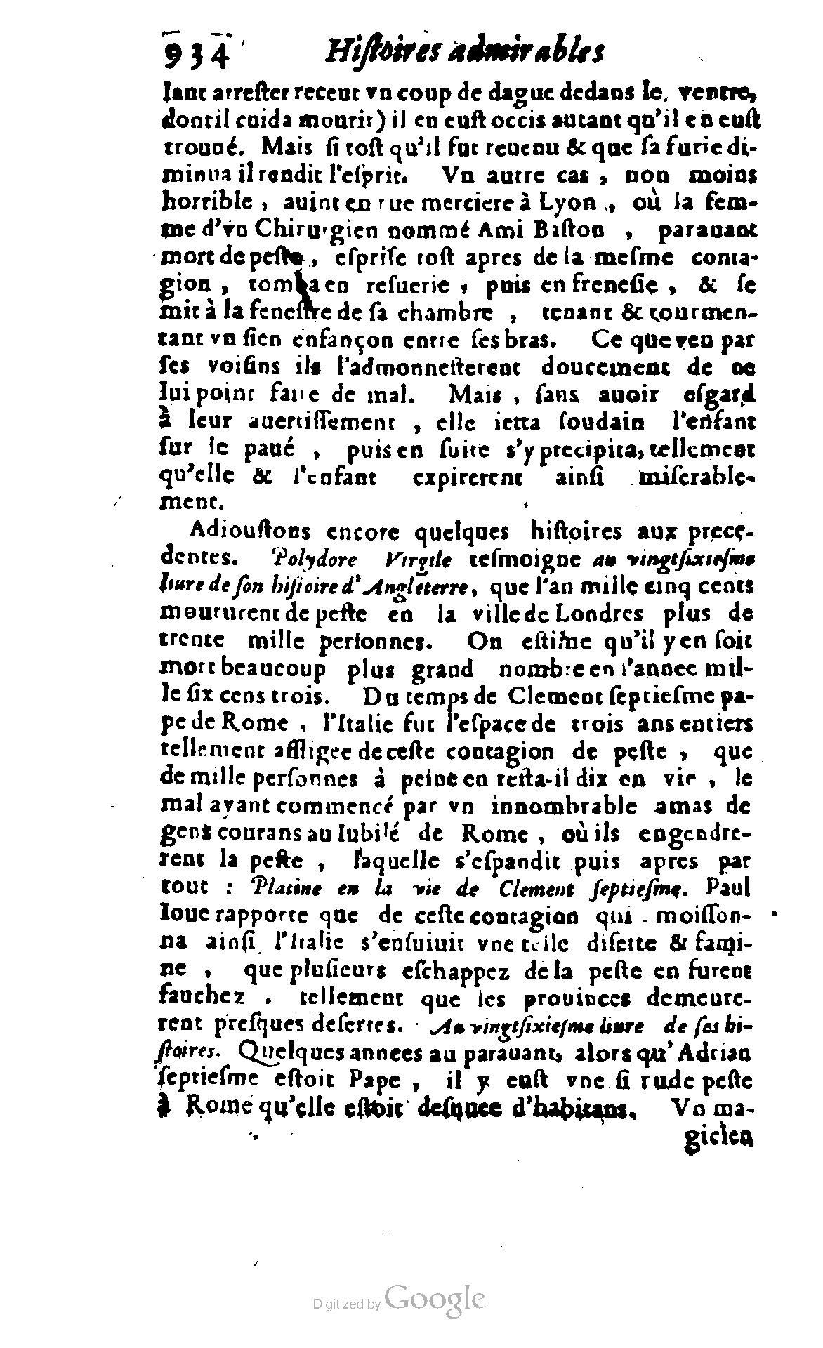 1620 - Samuel Crespin - Trésor d’histoires admirables et mémorables - BCU Lausanne