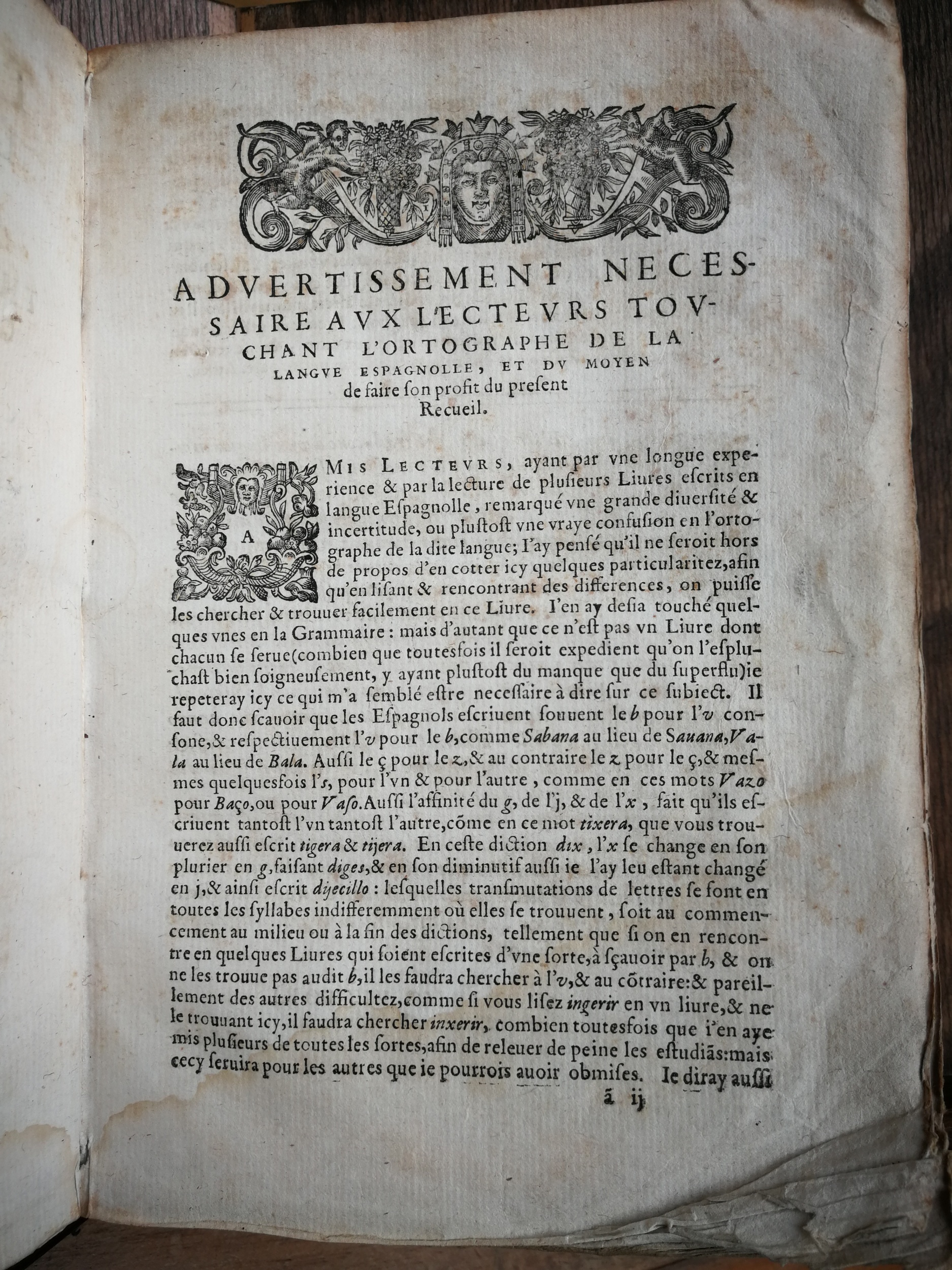 1609 - Philippe Albert et Alexandre Pernet - Trésor des trois langues française, italienne et espagnole (Première partie) - Venezia Marciana