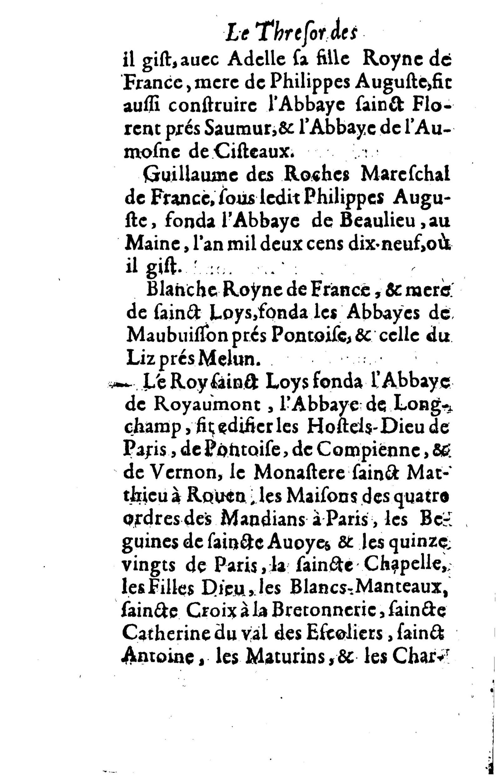 1617 - Jean Corrozet - Trésor des histoires de France - BM Lyon