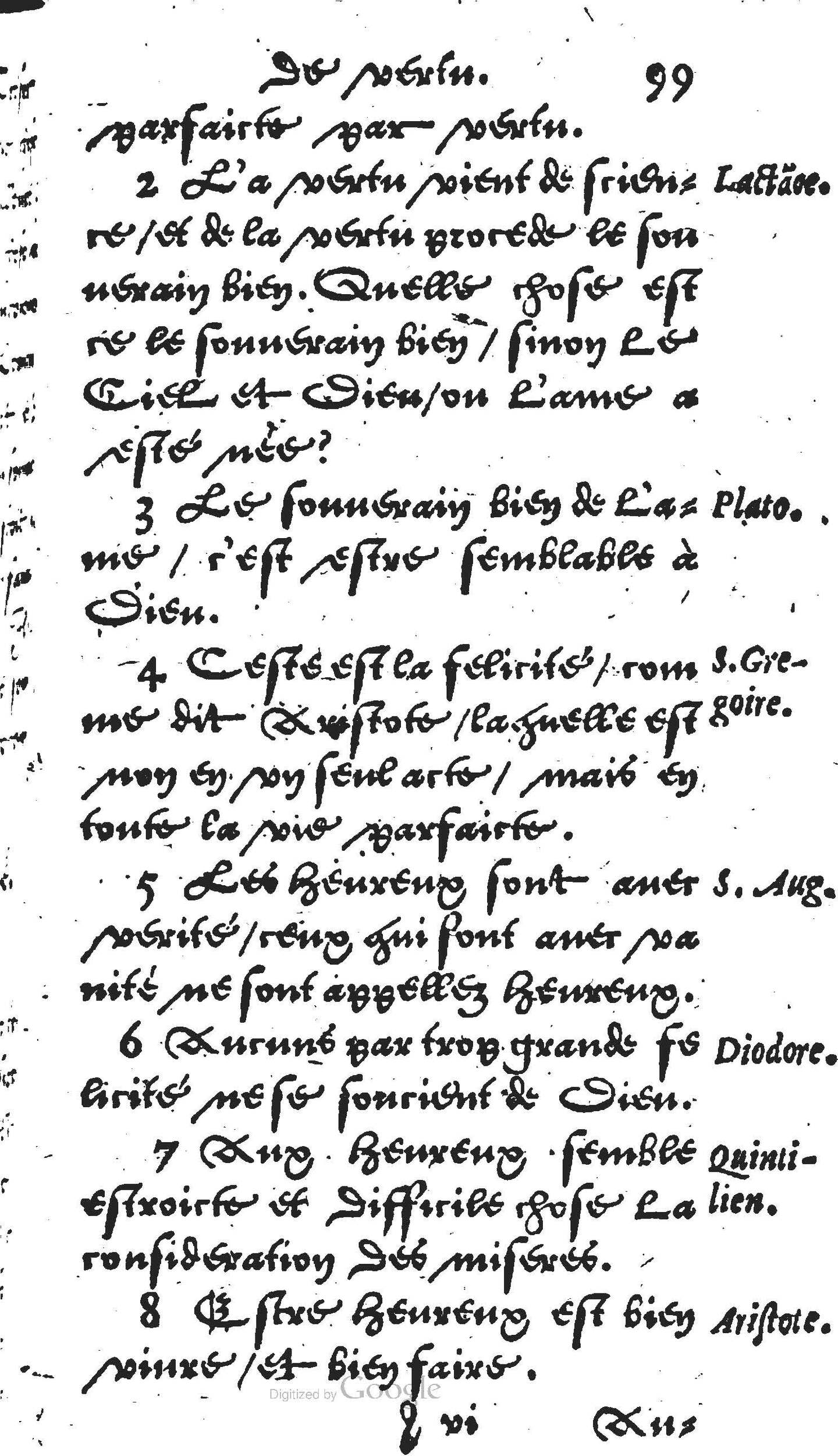 1560 - Jean Bellère - Trésor de vertu - Det Kongelige Bibliotek 1560 - Jean Bellère - Trésor de vertu - Det Kongelige Bibliotek