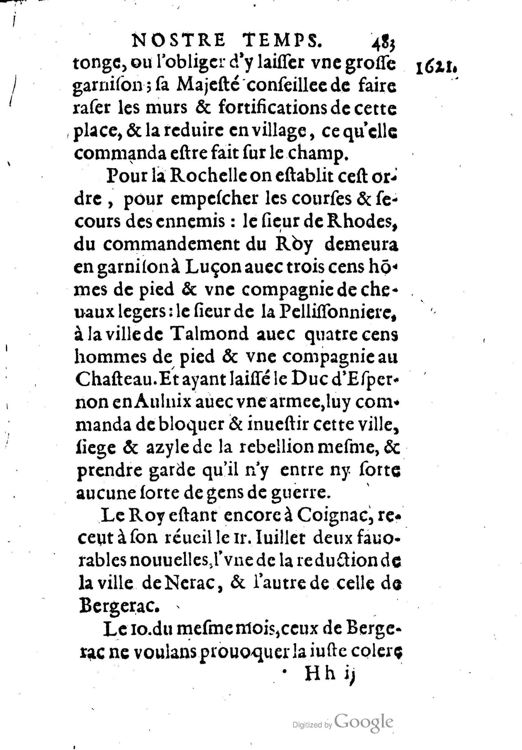 1623 - Joseph Bouillerot - Trésor de l’histoire générale de notre temps - BM Lyon 1623 - Joseph Bouillerot - Trésor de l’histoire générale de notre temps - BM Lyon