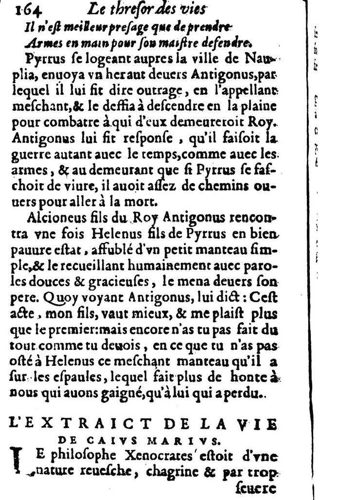 1611 - Pierre Rigaud - Trésor des vies de Plutarque - BM Lyon