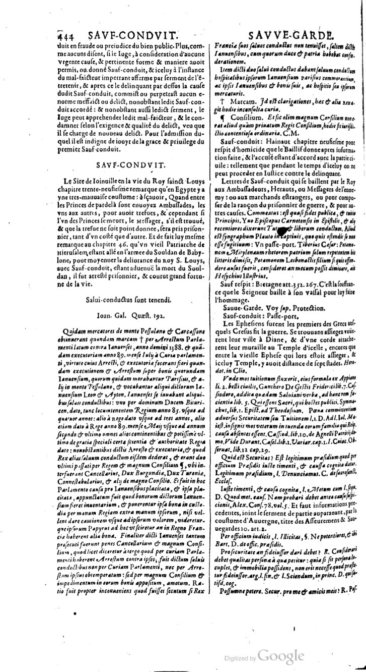 1629 - Veuve Nicolas Buon - Trésor du droit français (21754 T. 3) - BM Lyon