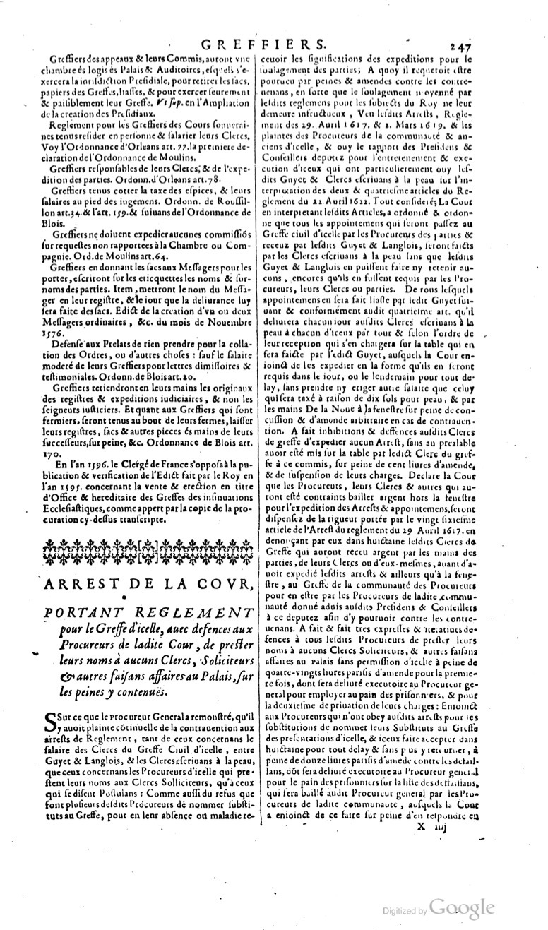 1629 - Veuve Nicolas Buon - Trésor du droit français (29620 T. 2) - BM Lyon