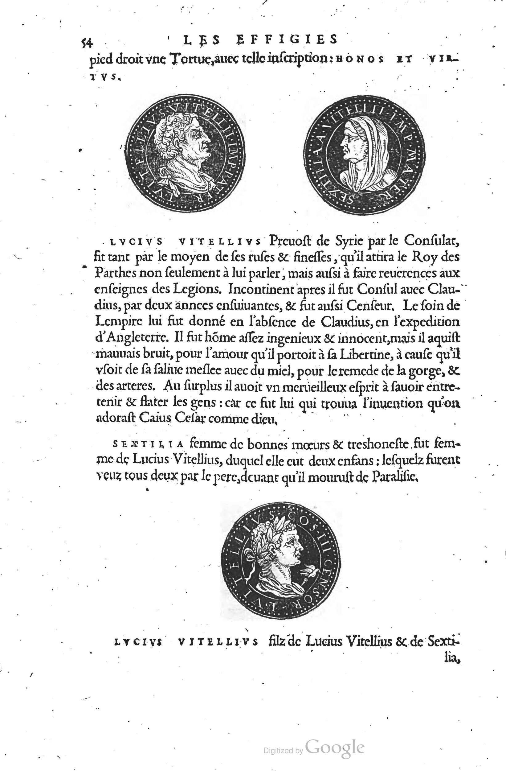 1553 - Jacopo Strada et Thomas Guérin - Épitome du Trésor des antiquités - Prague
