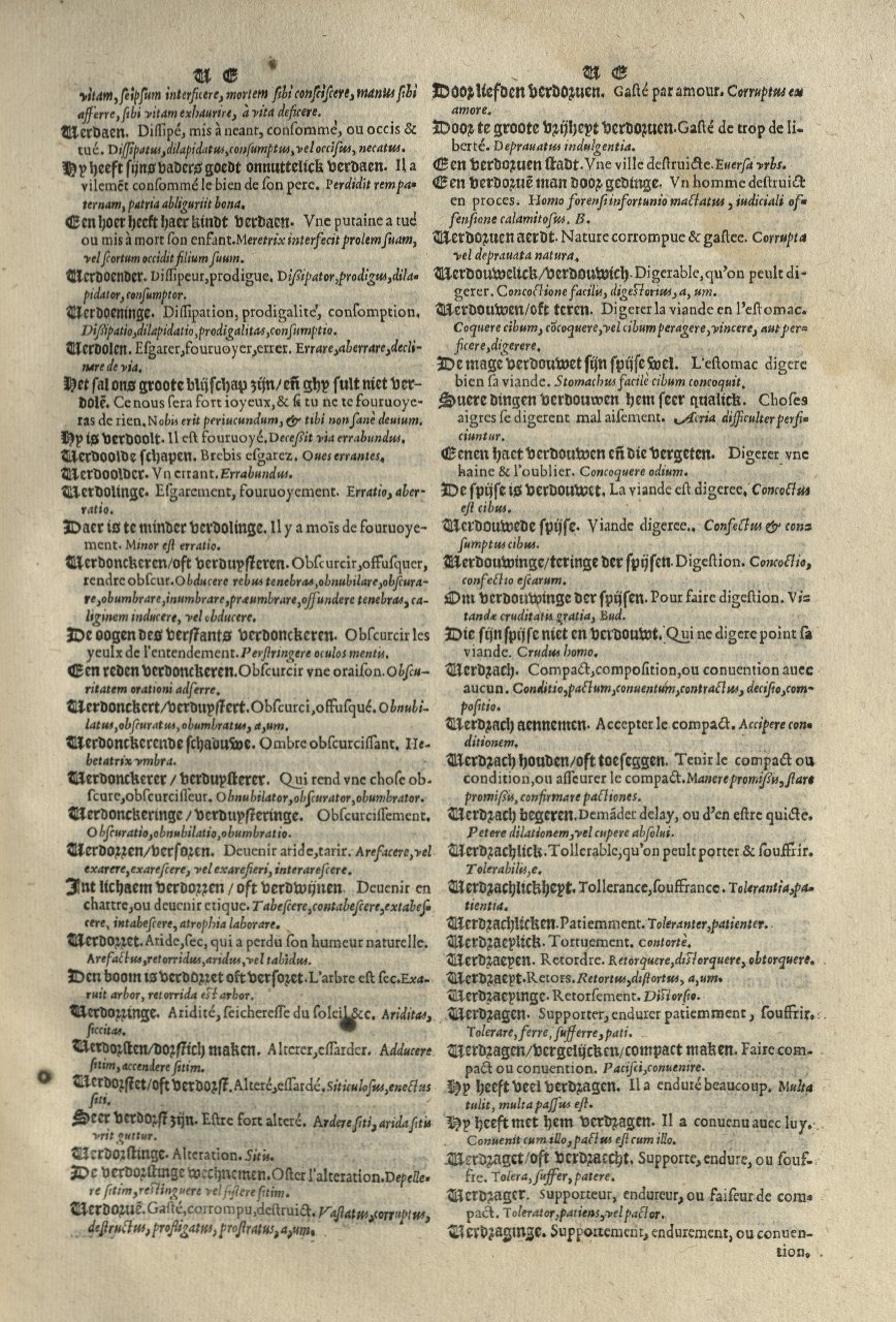 1573 - Christophe Plantin - Trésor du langage bas-allemand - Greifswald 1573 - Christophe Plantin - Trésor du langage bas-allemand - Greifswald