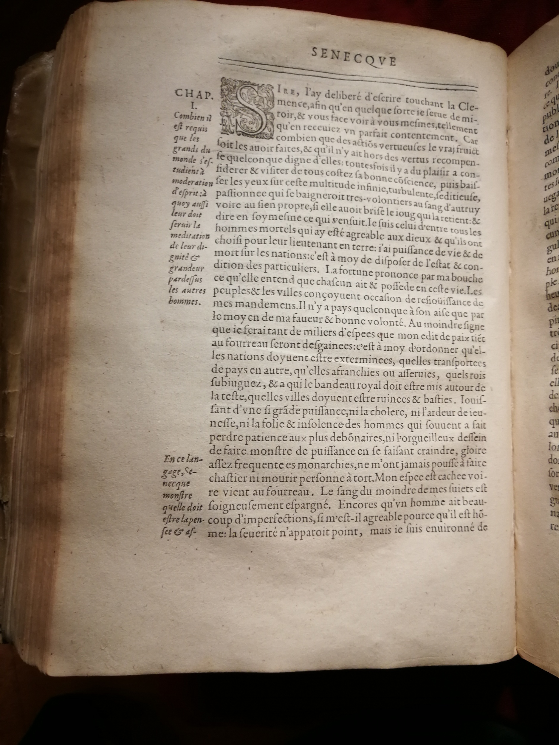 1595 - Jean Houzé - Œuvres morales et mêlées de Sénèque, Trésor de philosophie morale - T. 1 - BnF 1595 - Jean Houzé - Œuvres morales et mêlées de Sénèque, Trésor de philosophie morale - T. 1 - BnF