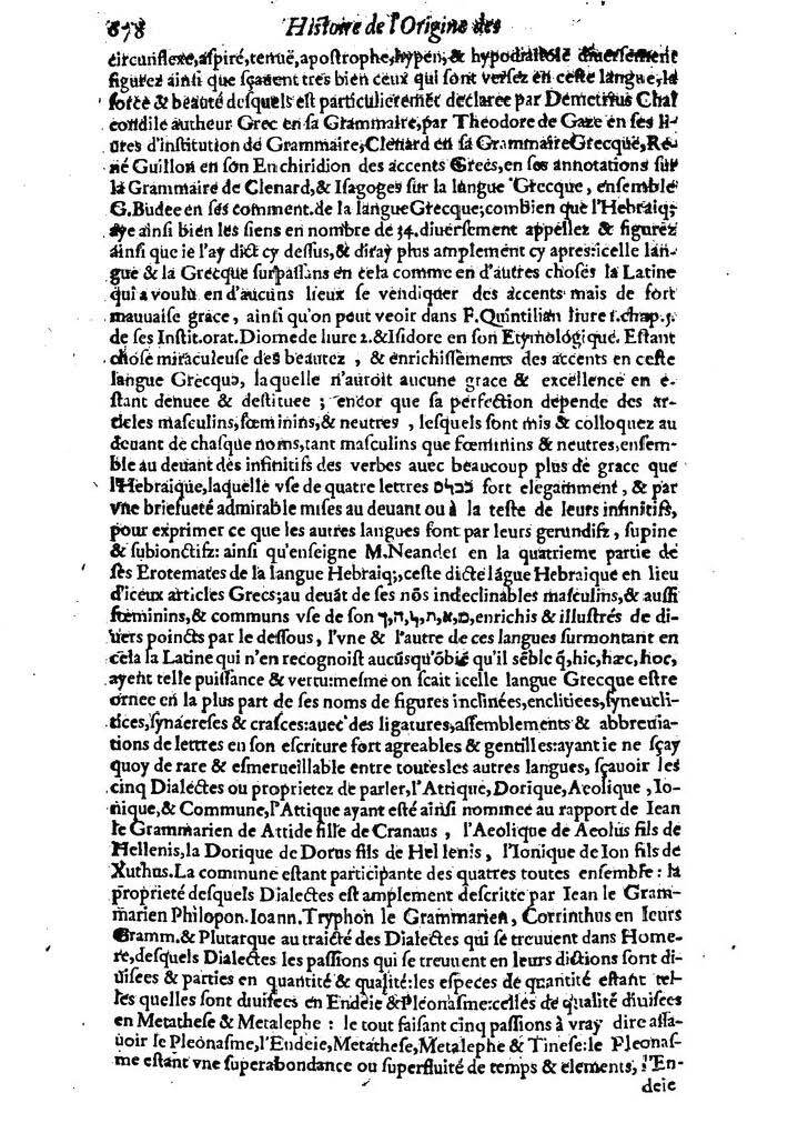 1613 - Matthieu Berjon - Trésor de l’histoire des langues de cet univers - BM Lyon