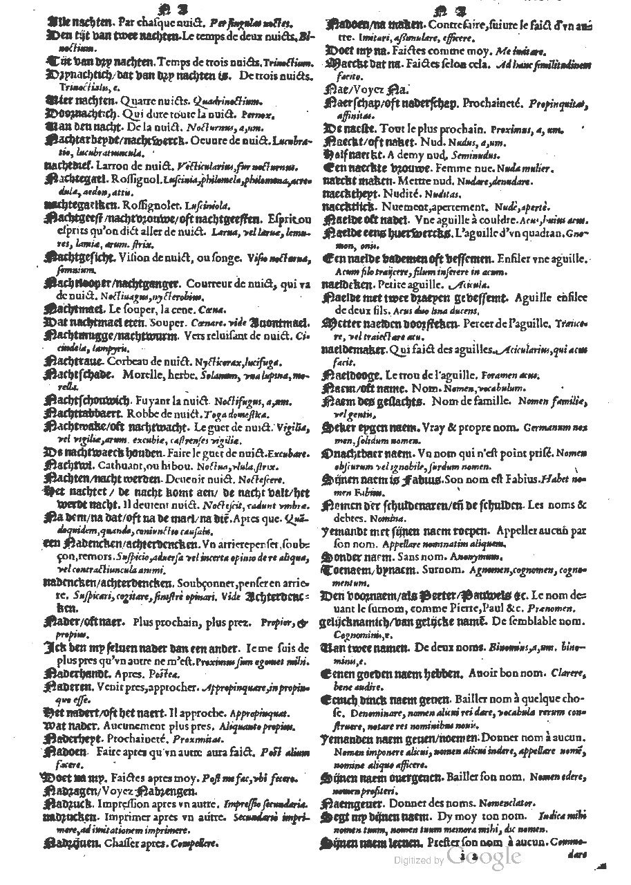 1573 - Christophe Plantin - Trésor du langage bas-allemand - BM Lyon