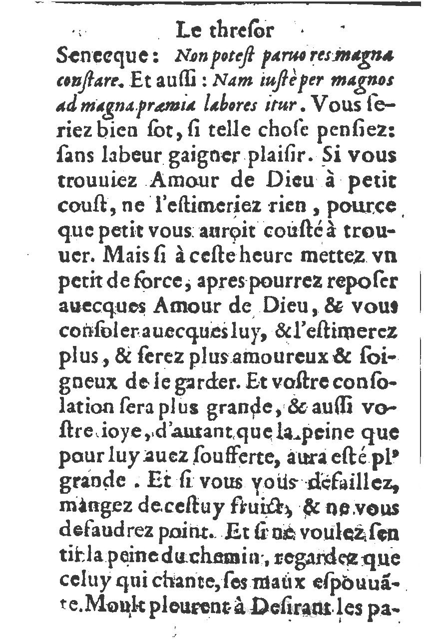 1578 - Guillaume Chaudière - Trésor de dévotion traitant de plusieurs belles vertus - BM Lyon
