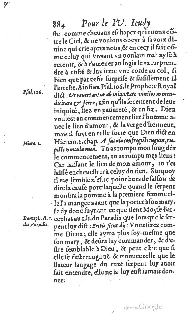 1607 - Nicolas Du Fossé - Trésor quadragésimal - T 01 - BM Lyon