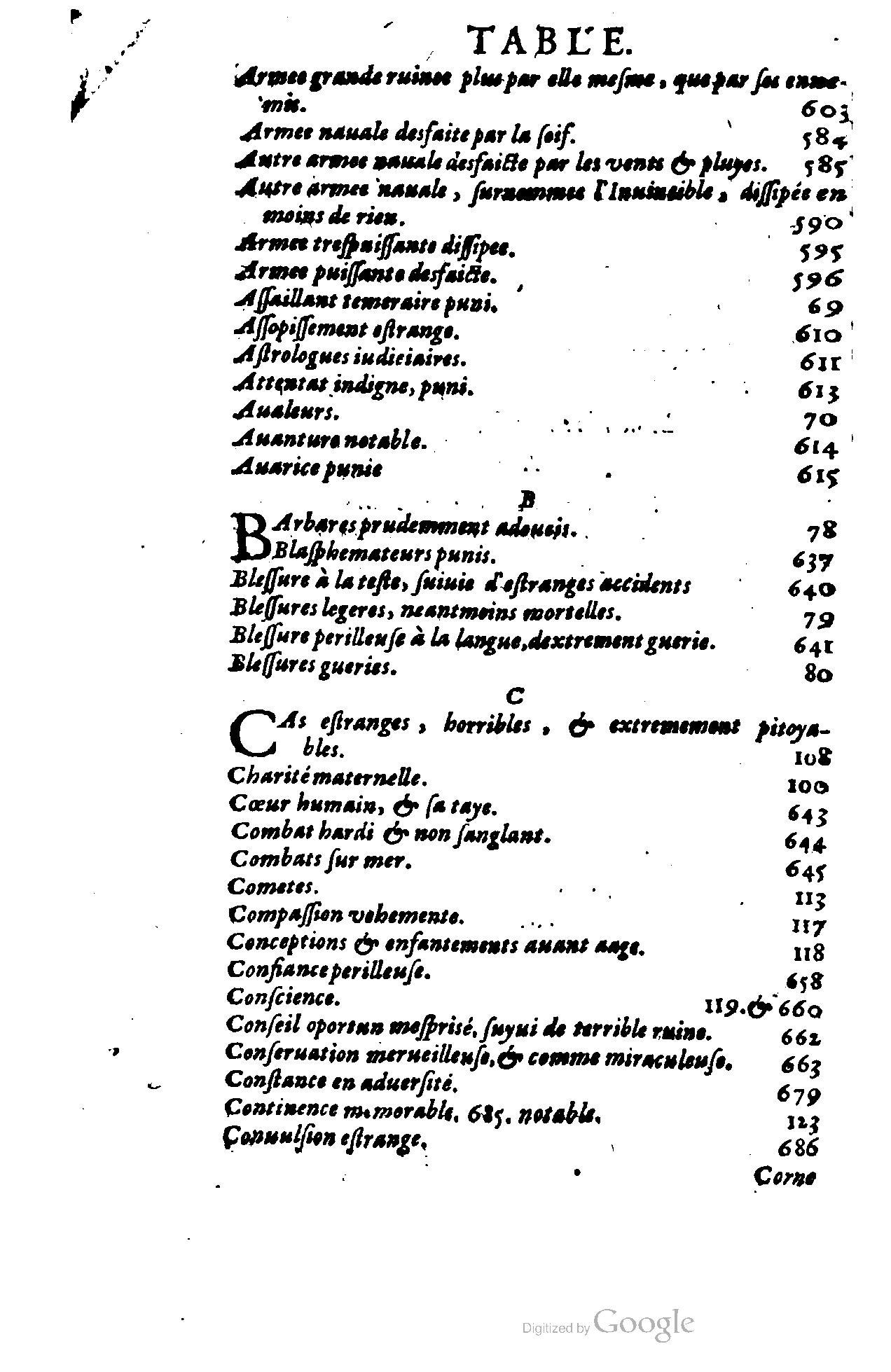 1620 - Samuel Crespin - Trésor d’histoires admirables et mémorables - BCU Lausanne