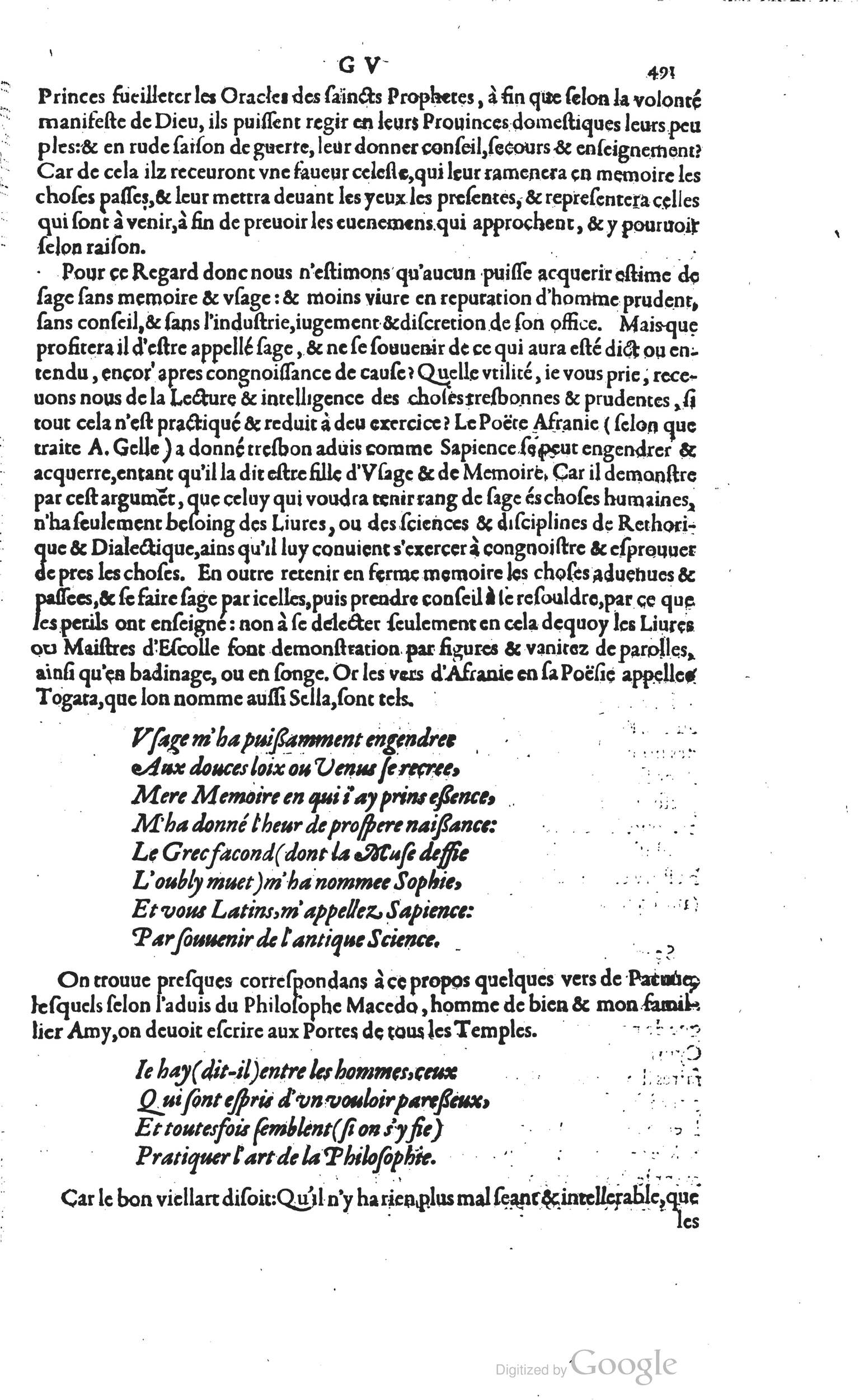 1585 - Barthélemy Honorat - Bibliothèques françaises - BSB Munich