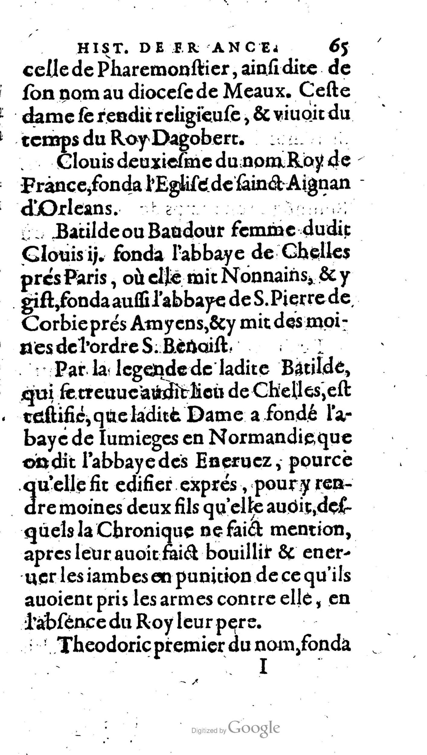 1604 - Galiot Corrozet - Trésor des histoires de France - BnF Arsenal