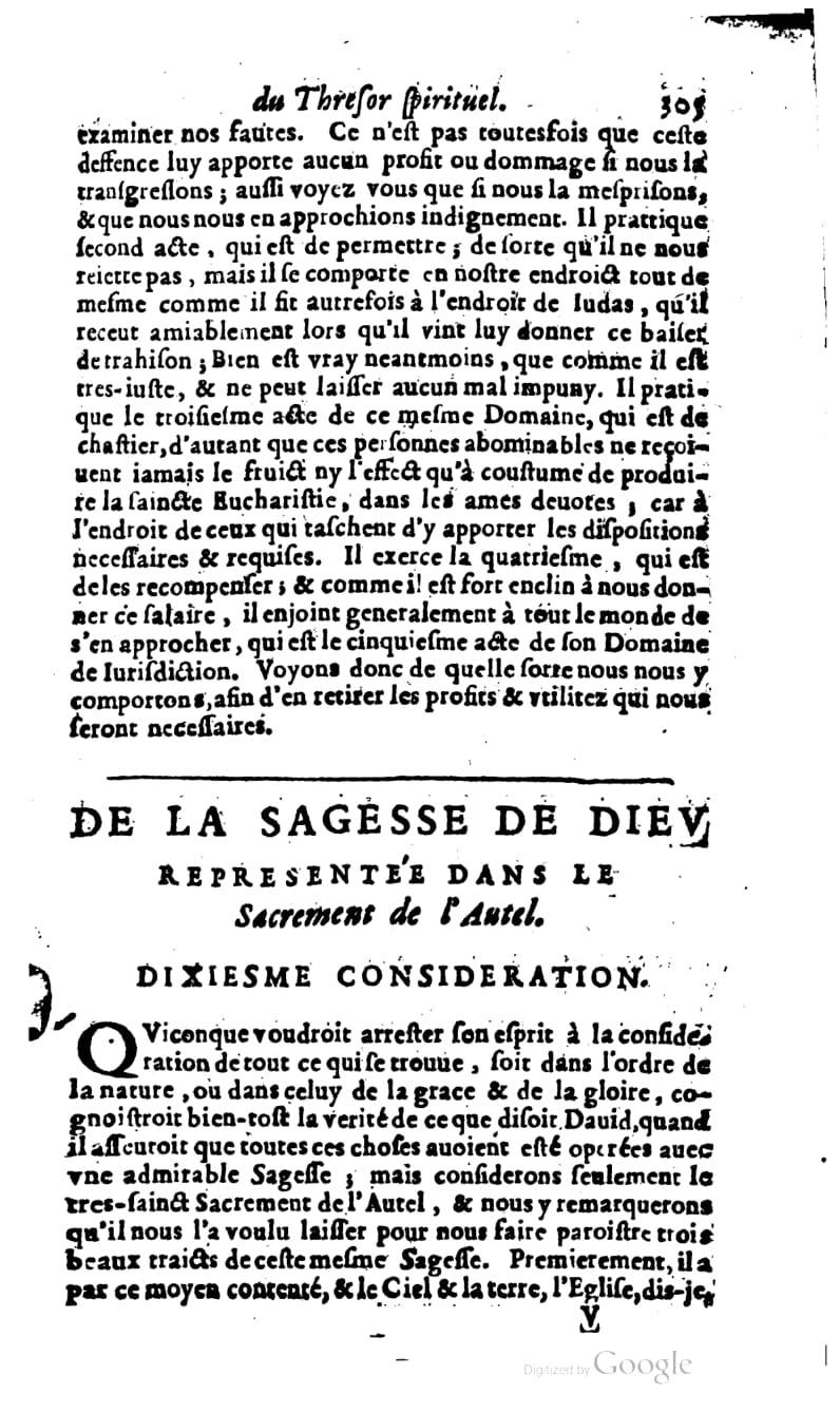 1637 - s.n. - Trésor spirituel des âmes religieuses - BM Lyon