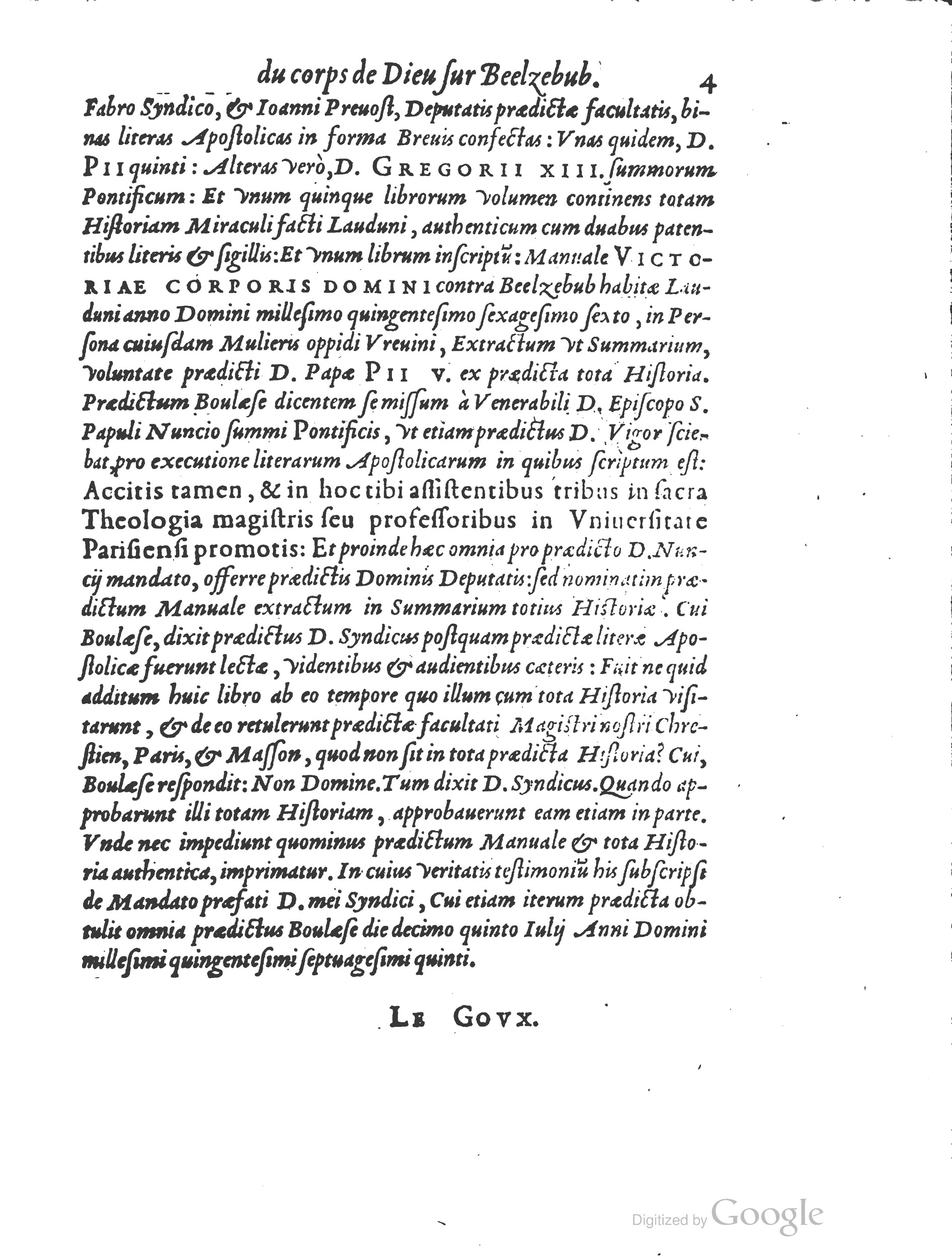 1578 - Nicolas Chesneau - Trésor et entière histoire de la triomphante victoire du corps de Dieu sur l’esprit malin - British Library 1578 - Nicolas Chesneau - Trésor et entière histoire de la triomphante victoire du corps de Dieu sur l’esprit malin - British Library