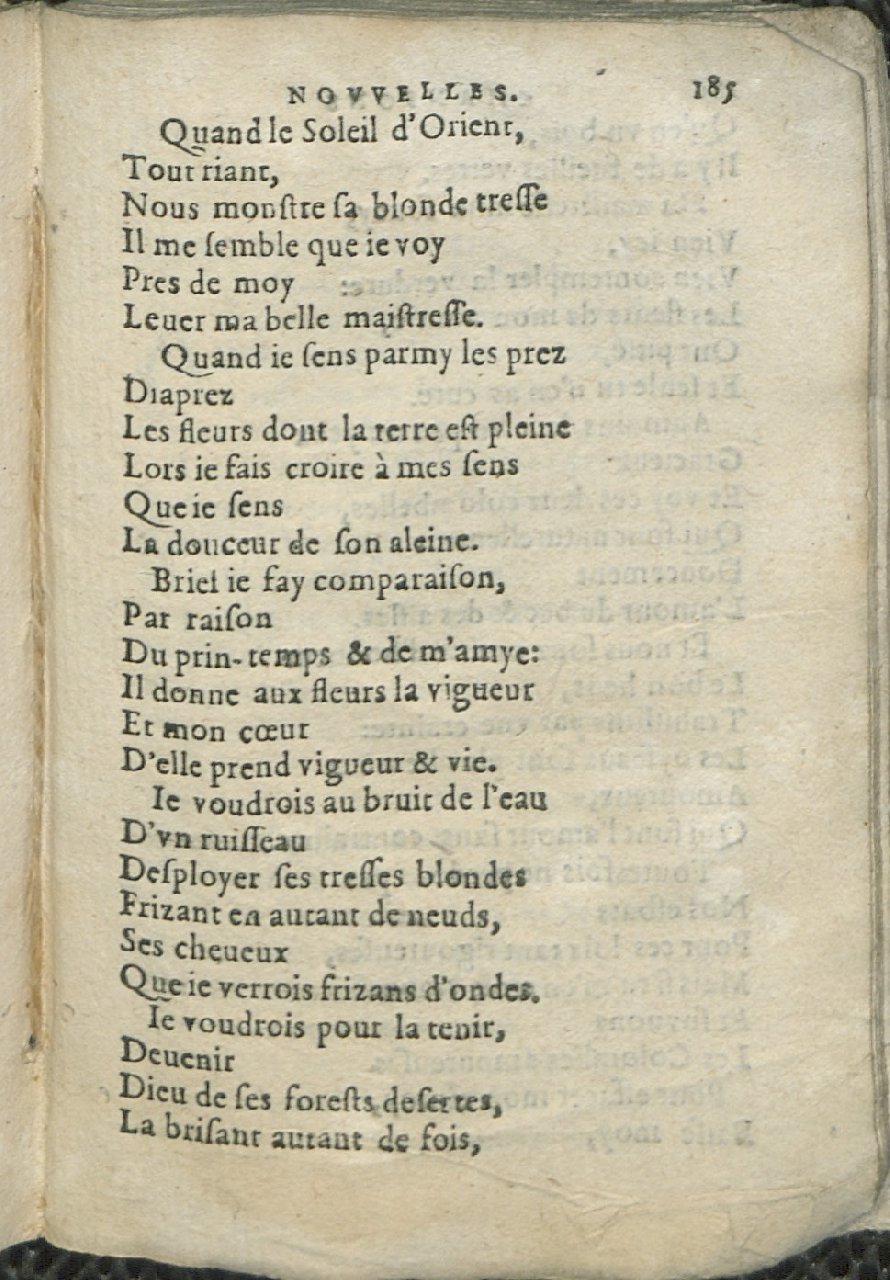 1575 - Pierre Brenouzet - Trésor de tous les recueils de chansons, tant amoureuses, rustiques, que musicales - Det KLG Copenhague