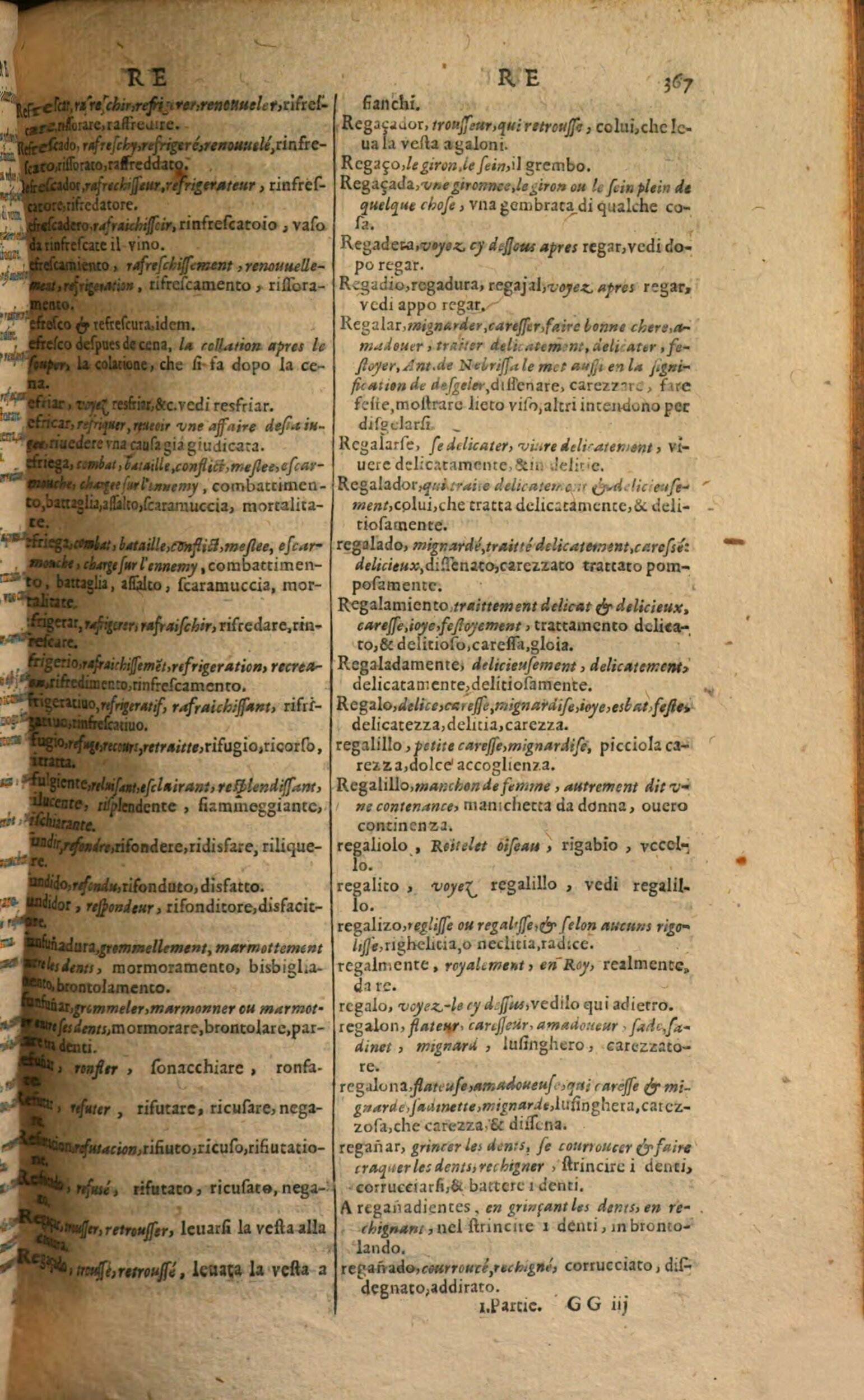 1617 - Samuel Crespin - Trésor des trois langues espagnole, française et italienne (Première partie) - Regensburg