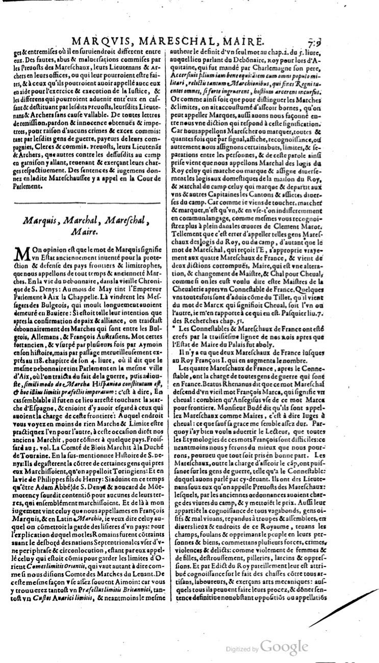 1629 - Veuve Nicolas Buon - Trésor du droit français (21754 T. 2) - BM Lyon
