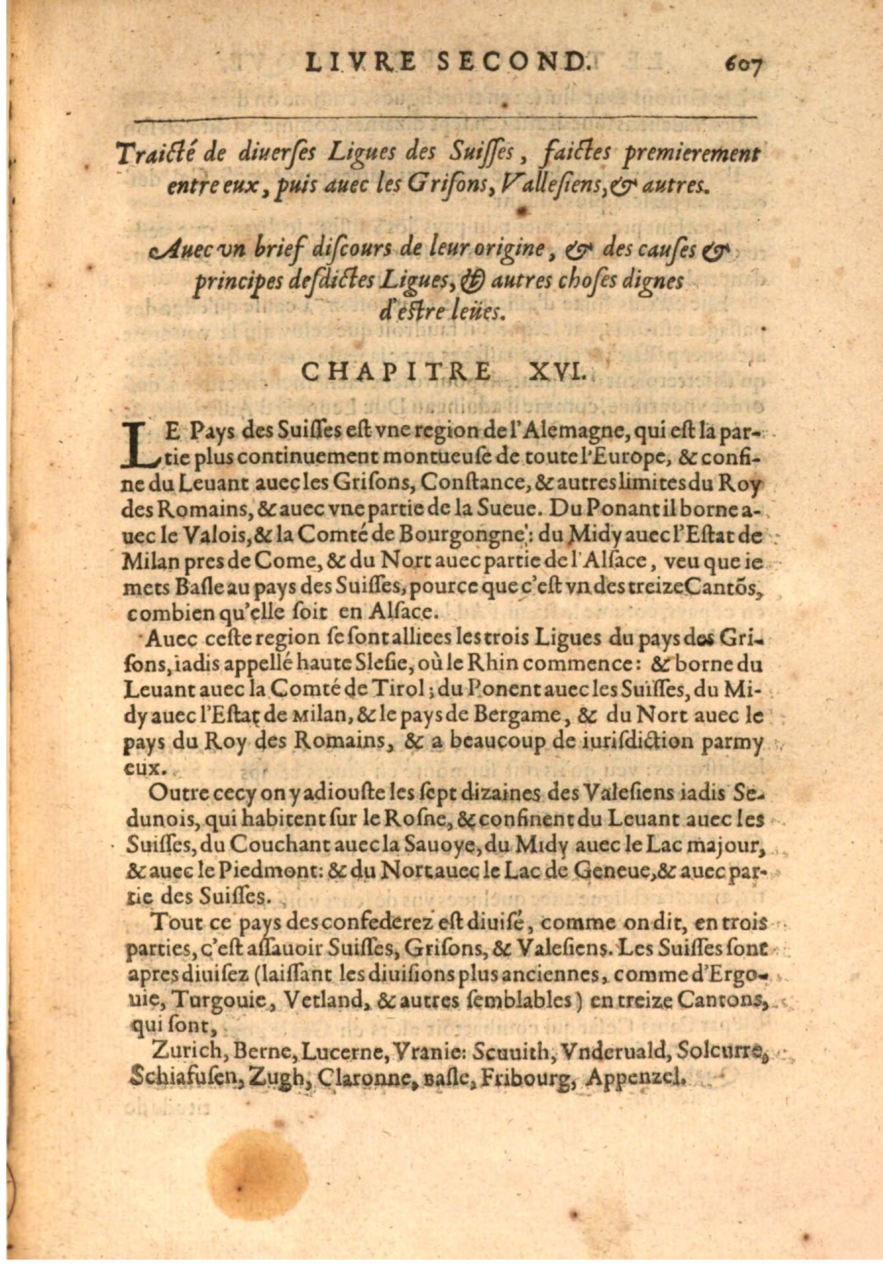 1608 - Nicolas Du Fossé - Trésor politique - BSB Munich