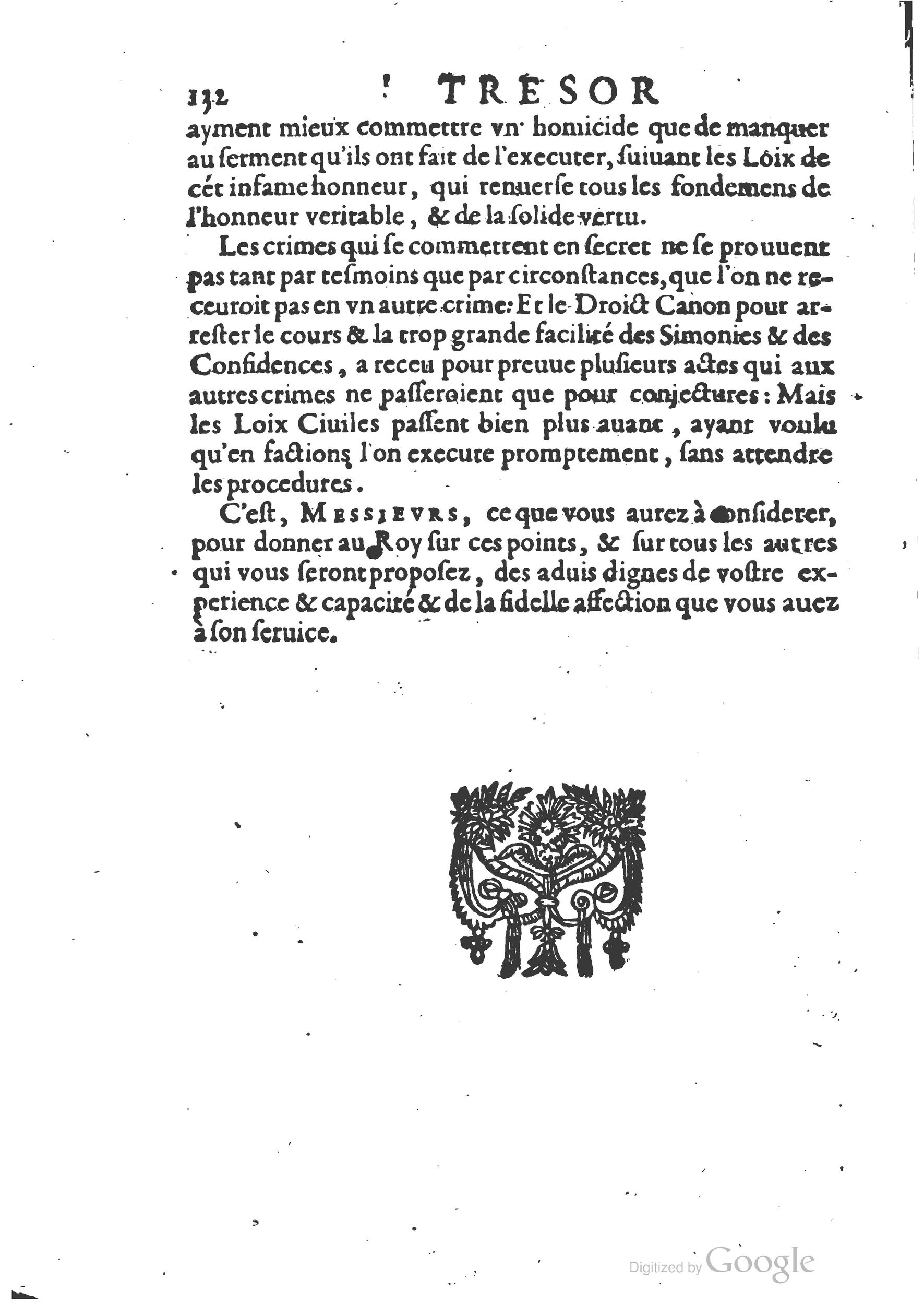 1654 - Michel Bobin - Trésor des harangues, remontrances et oraisons funèbres - BM Lyon