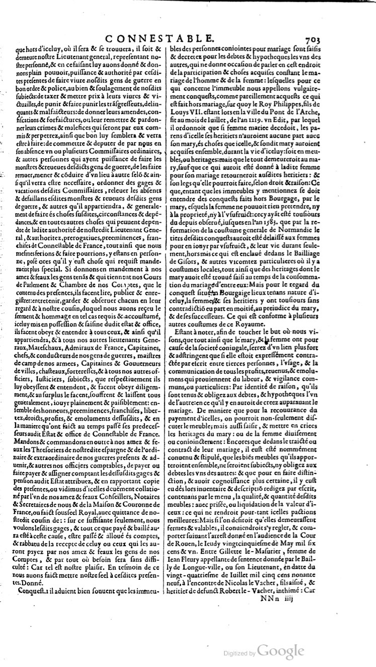 1629 - Veuve Nicolas Buon - Trésor du droit français (21754 T. 1) - BM Lyon