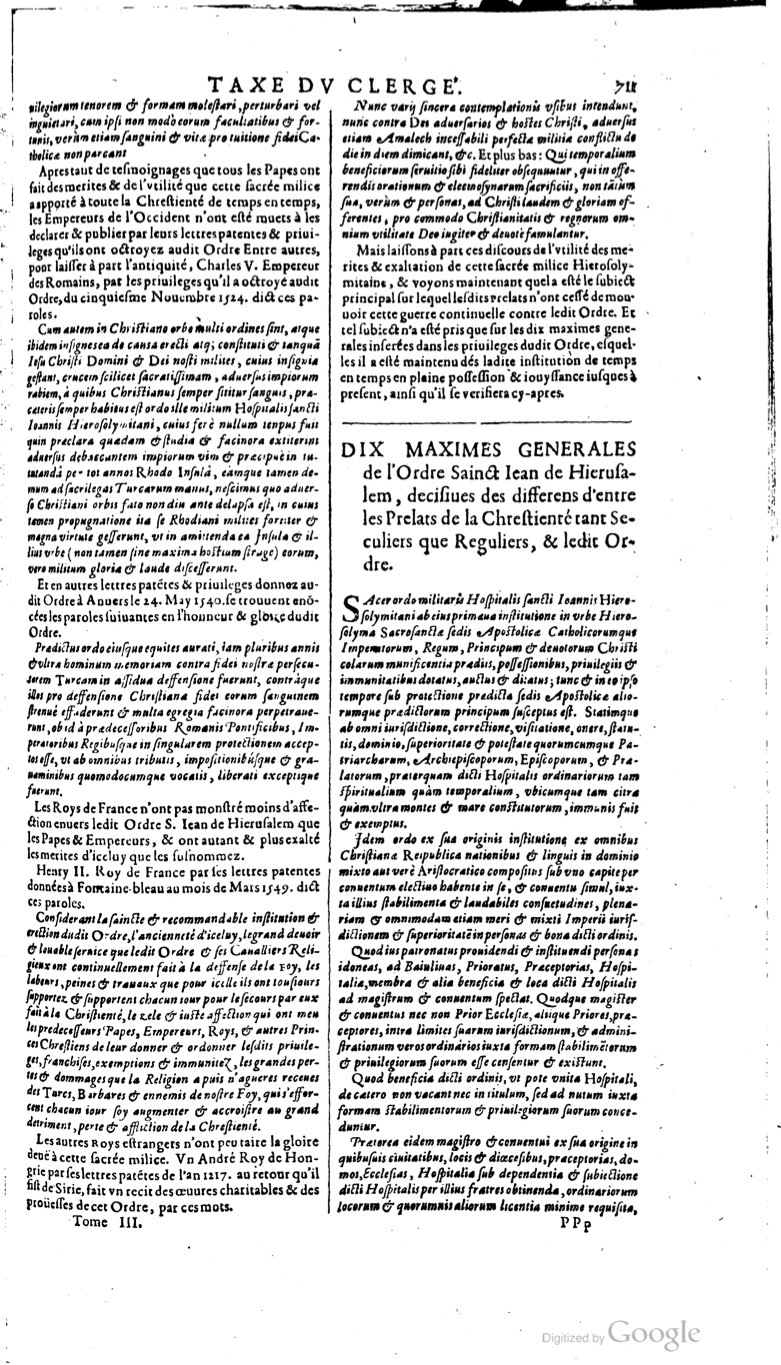 1629 - Veuve Nicolas Buon - Trésor du droit français (21754 T. 3) - BM Lyon
