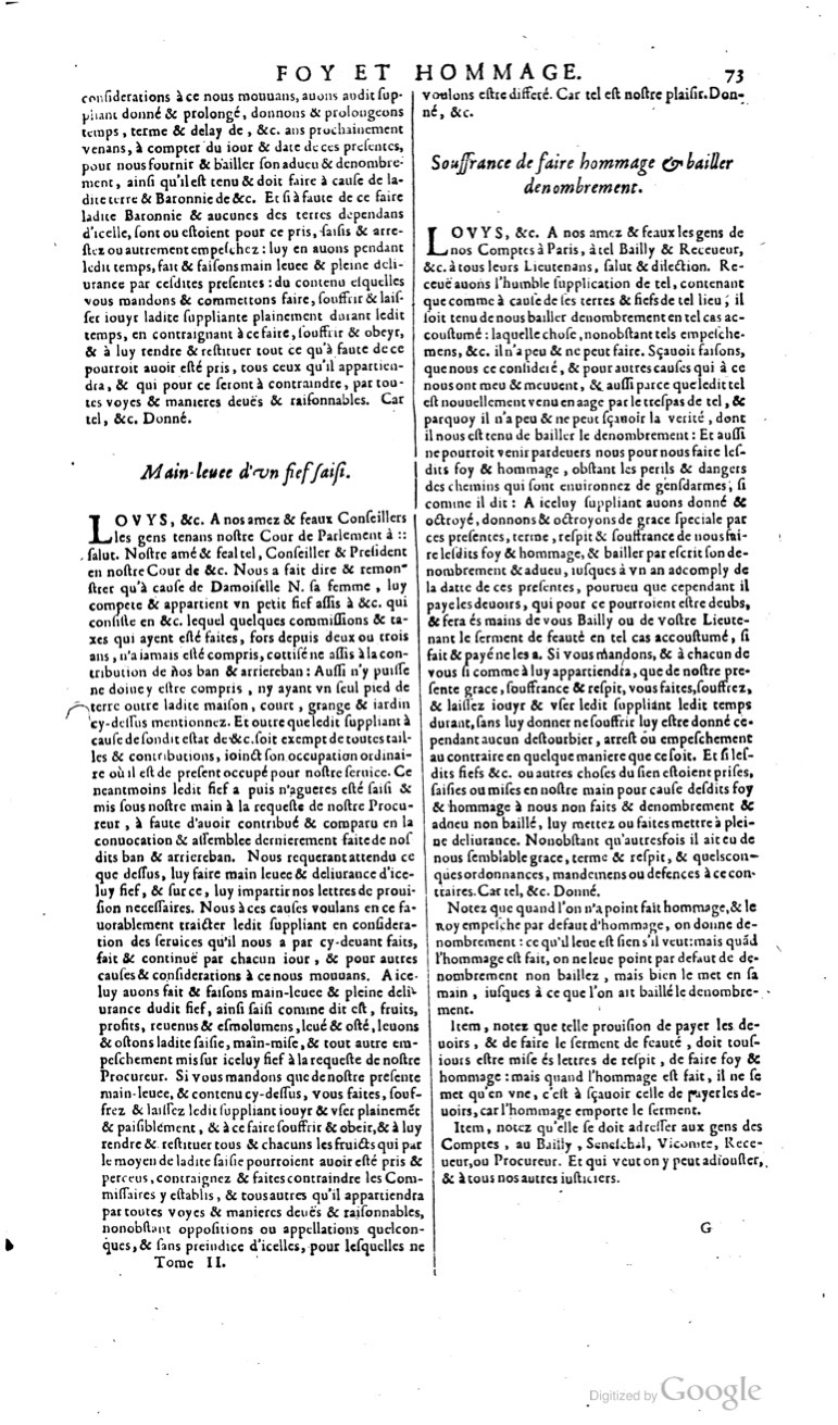 1629 - Veuve Nicolas Buon - Trésor du droit français (29620 T. 2) - BM Lyon