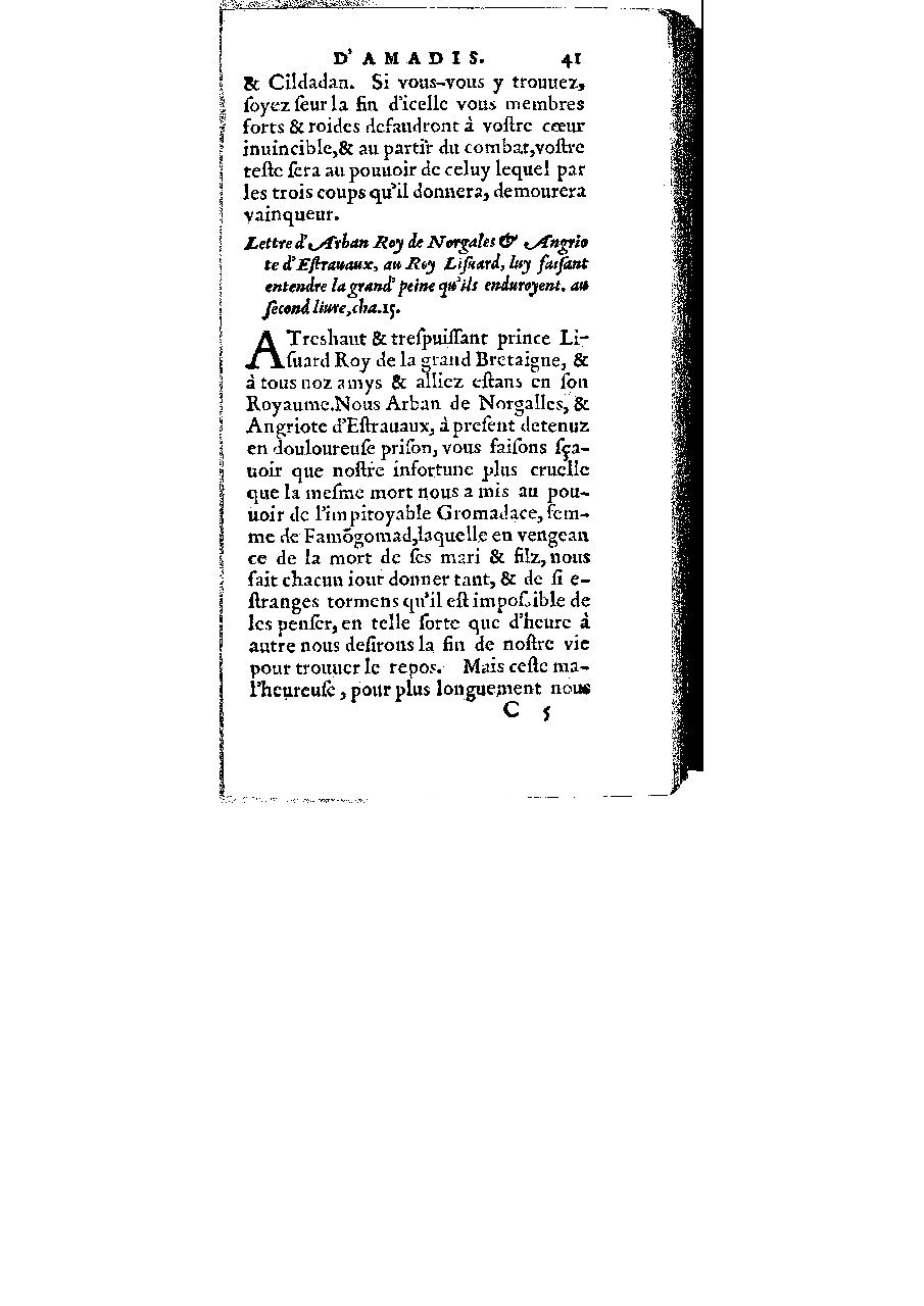 1572 - Veuve Gabriel Cotier - Trésor des Amadis - BM Lyon