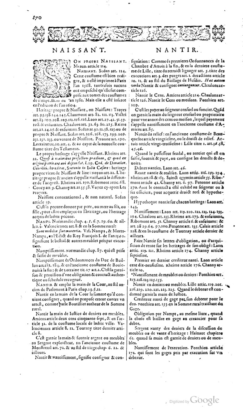 1629 - Veuve Nicolas Buon - Trésor du droit français (29620 T. 2) - BM Lyon