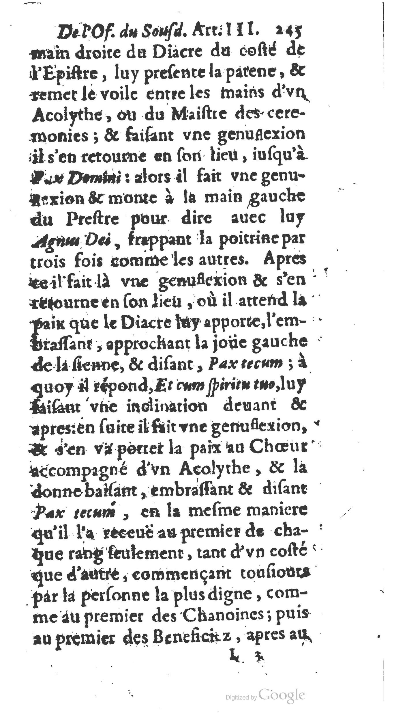 1651 - Jean Guillermet - Abrégé du trésor des cérémonies ecclésiastiques - BM Lyon