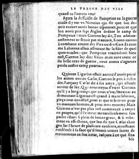 1574 - Benoît Rigaud - Trésor des vies de Plutarque - Avignon