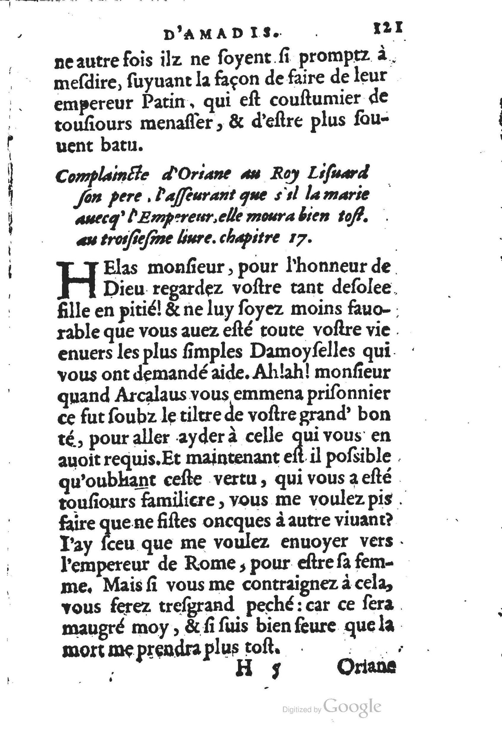 1560 - Jean d’Ogerolles et Gabriel Cotier Lyon - Trésor des Amadis - BSB Munich