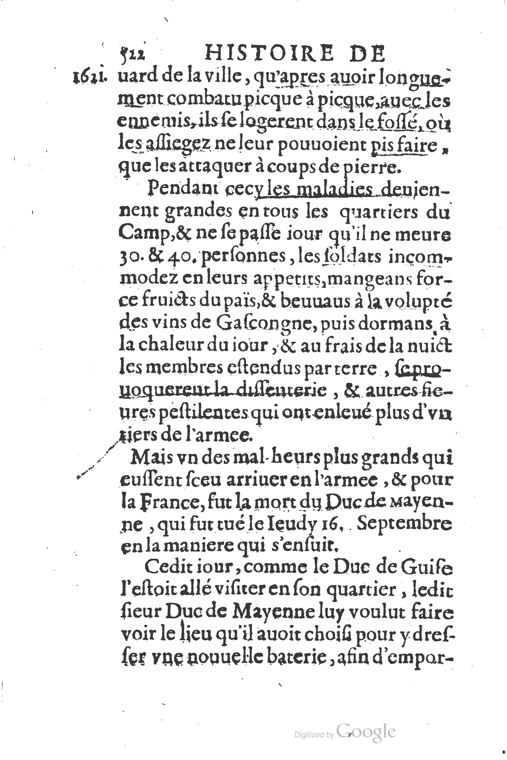 1626 - Joseph Bouillerot - Trésor de l’histoire générale de notre temps - BSB Munich