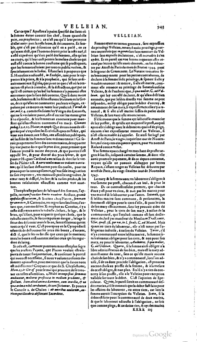 1629 - Veuve Nicolas Buon - Trésor du droit français (21754 T. 3) - BM Lyon