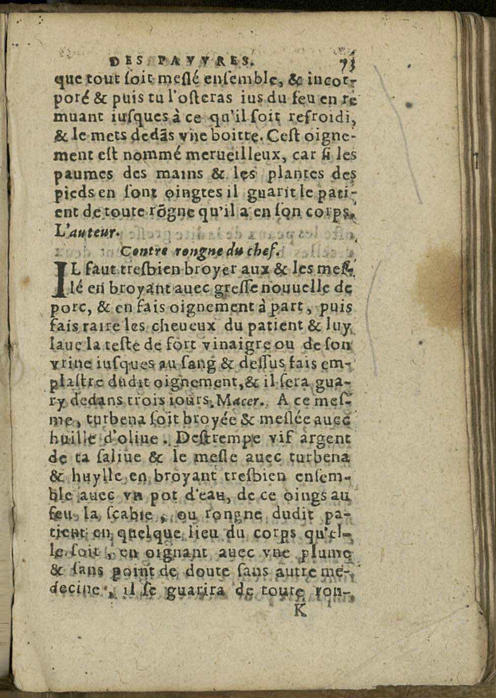 1581 - Jean Bailleur - Trésor des pauvres - Le Havre