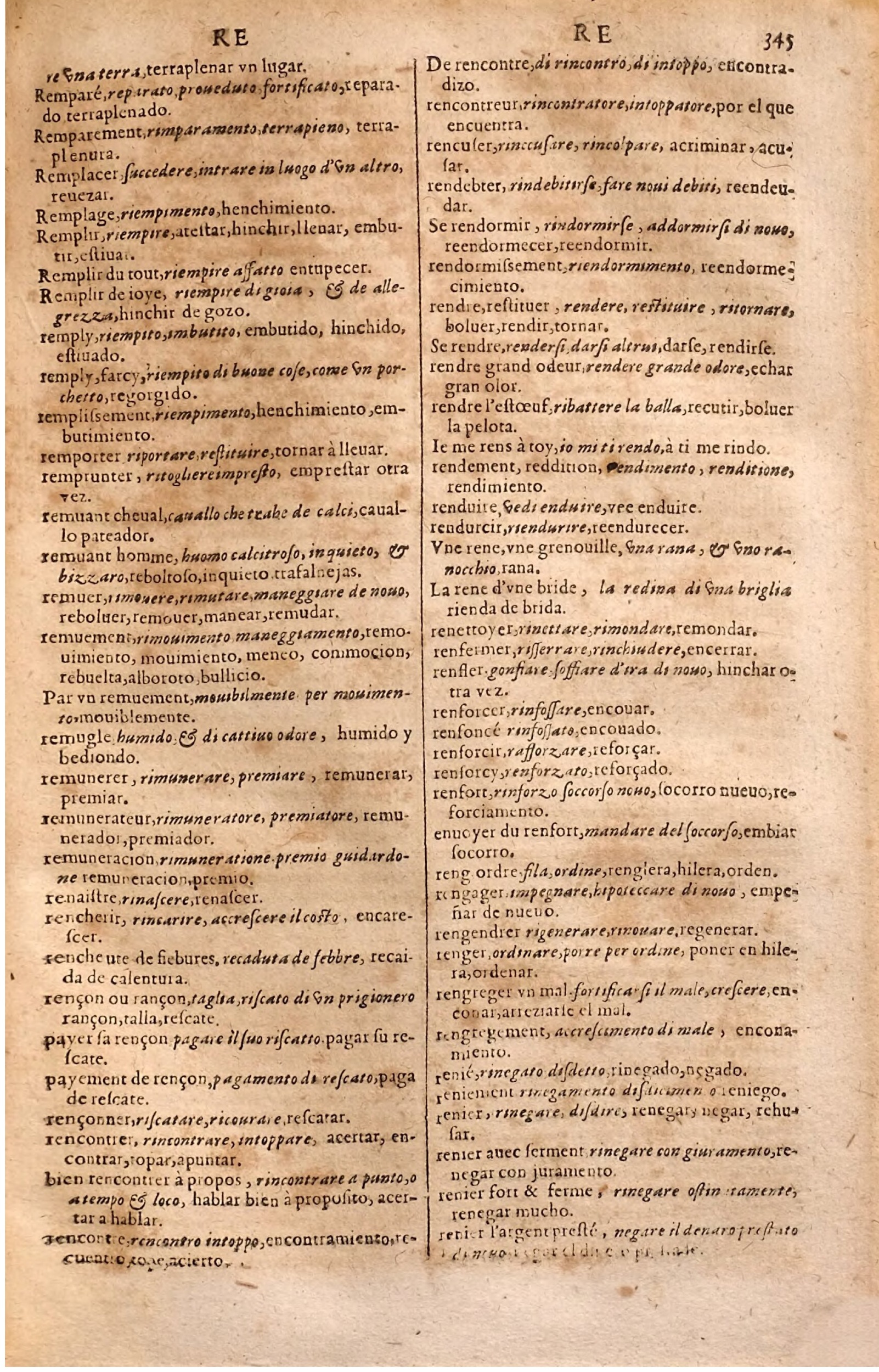 1627 - Jacques Crespin - Trésor des trois langues (Seconde partie) - Regensburg