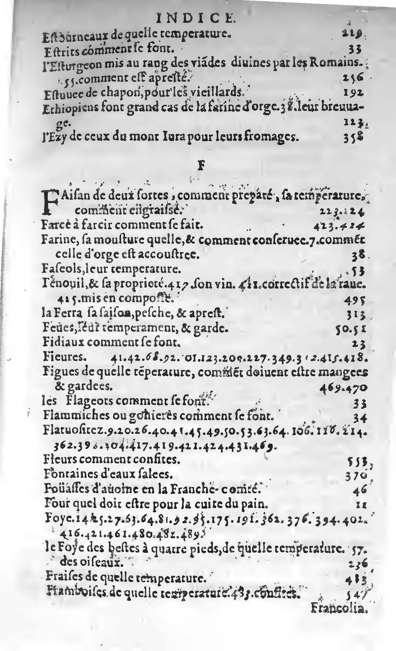 1607 - Étienne Servain et Jean Antoine Huguetan - Trésor de santé ou ménage de la vie humaine - BIU Santé