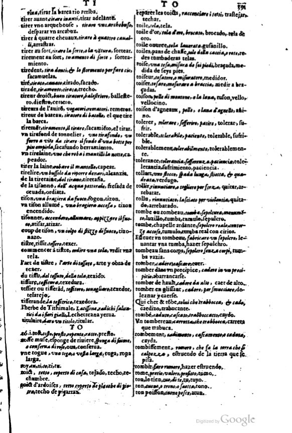 1617 - Samuel Crespin - Trésor des trois langues espagnole, française et italienne (3 parties) - Ohio