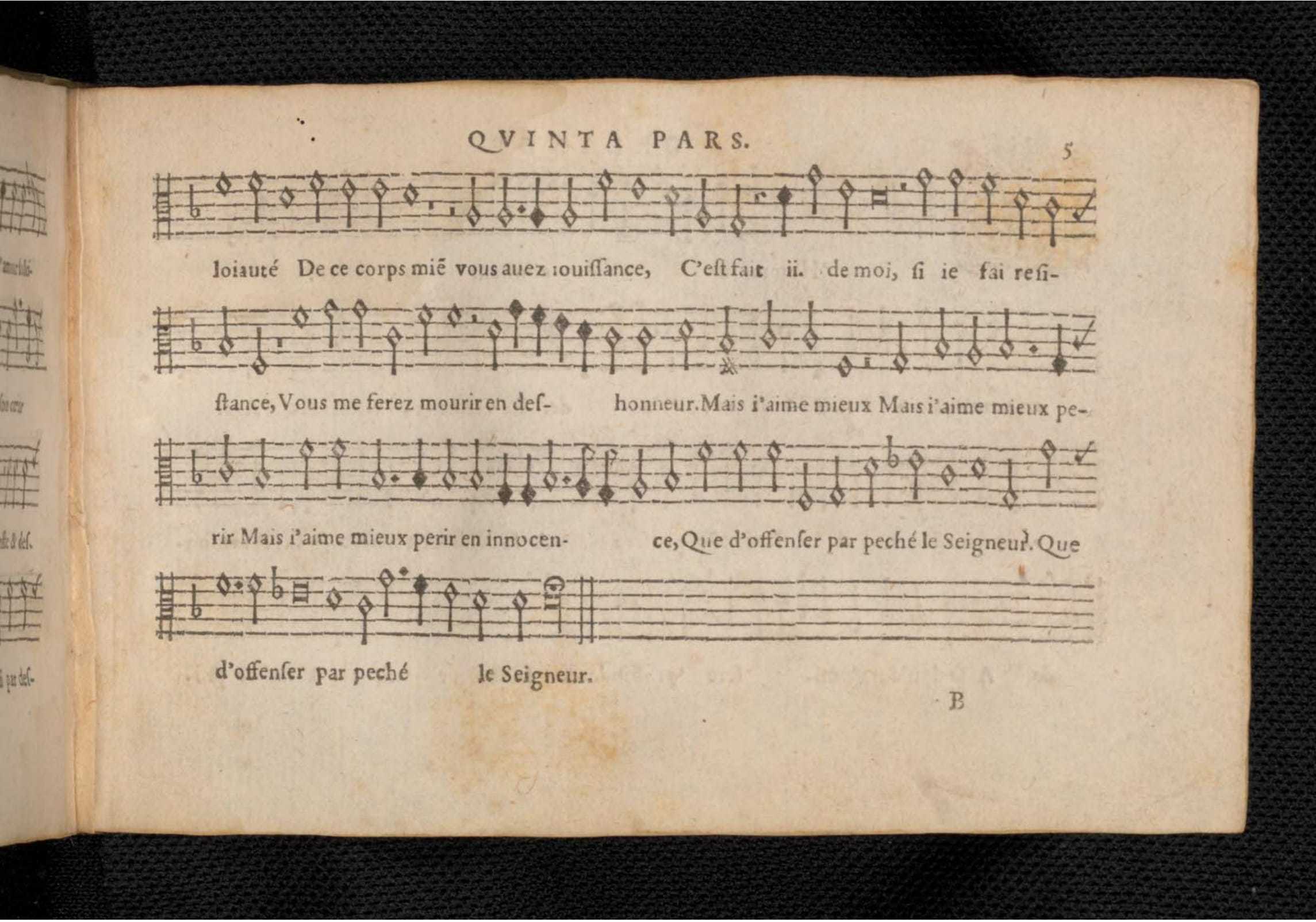 1576 - [Pierre de Saint-André] - Trésor de musique d’Orlande de Lassus Quinta et Sexta pars - KBR Bruxelles