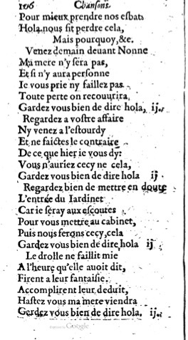 1623 - Jacques Cailloüé - Trésor ou recueil des chansons amoureuses - British Library