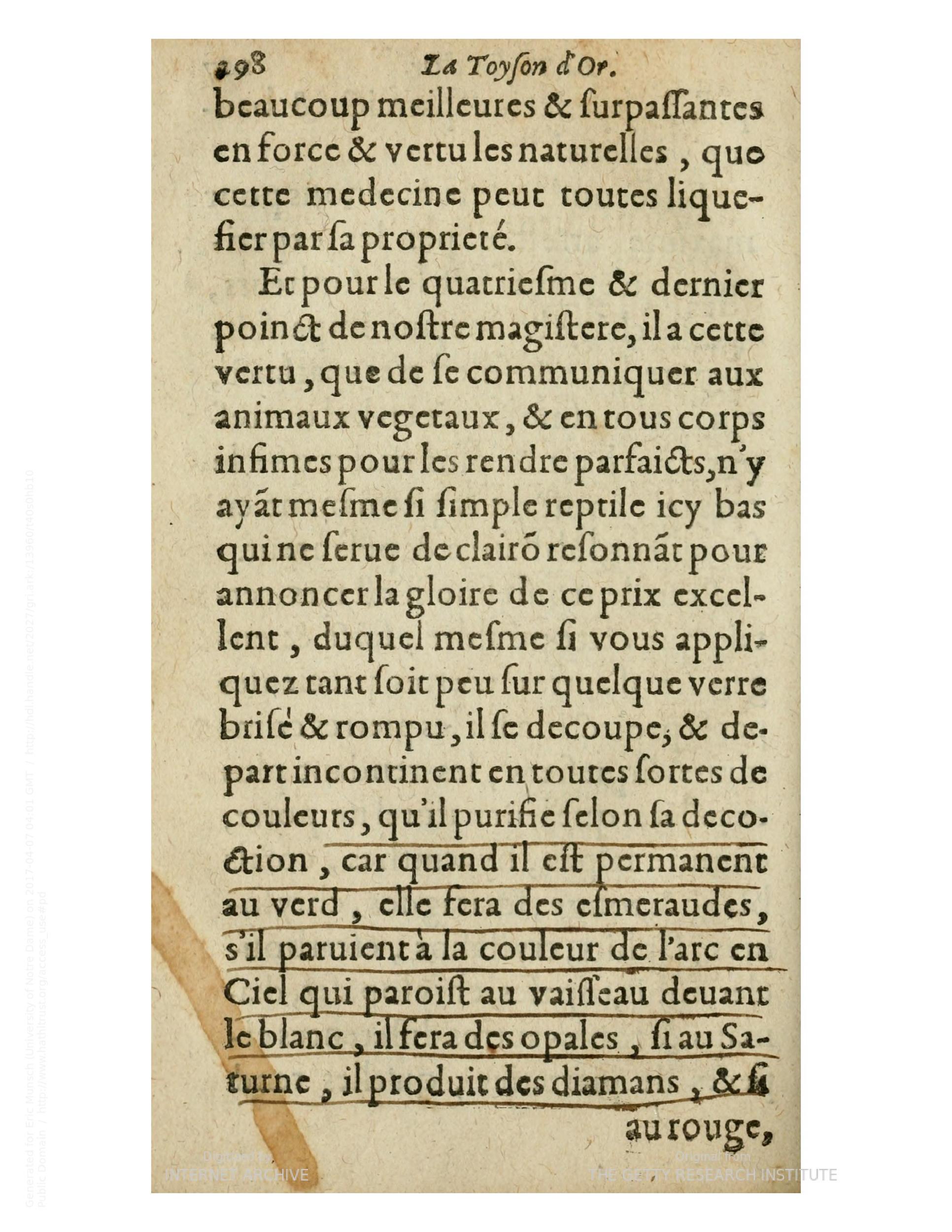 1612 - Charles Sevestre - Toison d’or ou la fleur des trésors - Getty Research Institute