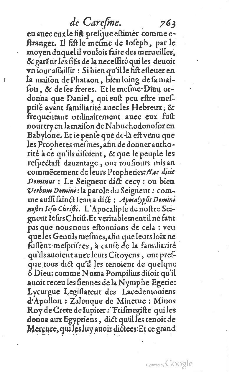 1607 - Nicolas Du Fossé - Trésor quadragésimal - T 01 - BM Lyon