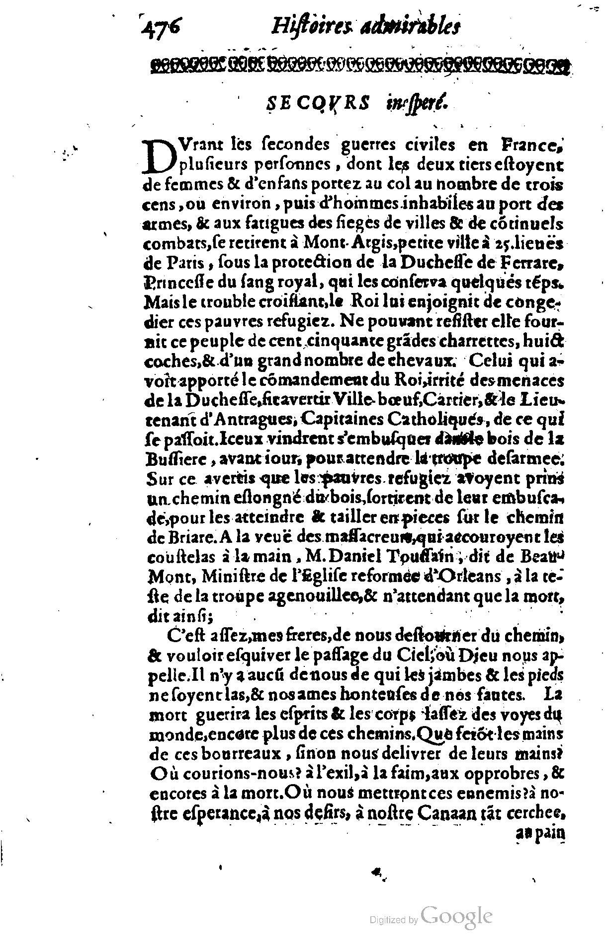 1628 - Jacques Crespin - Trésor d’histoires admirables et mémorables - BSB Munich 1628 - Jacques Crespin - Trésor d’histoires admirables et mémorables - BSB Munich