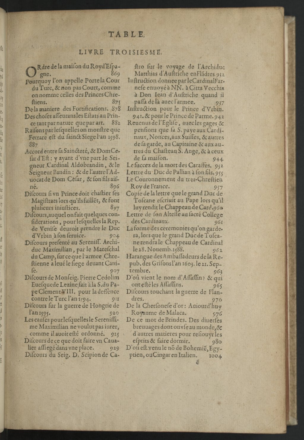 1608 - Nicolas Du Fossé - Trésor politique - BnF Tolbiac